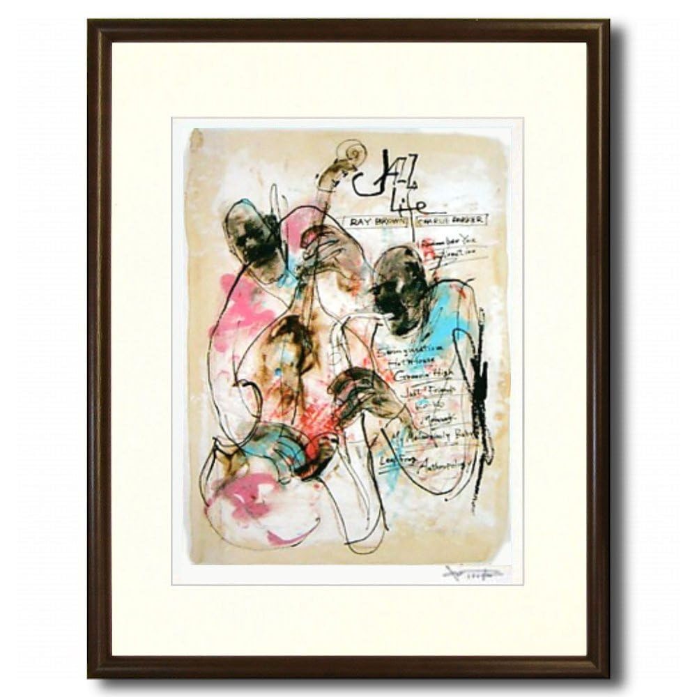 絵画・額縁・版画・津田 耕・play Ⅲ・JAZZ・美術品・インテリア・雑貨 絵画・額縁・版画・津田 耕・play Ⅲ・JAZZ・美術品・インテリア・雑貨